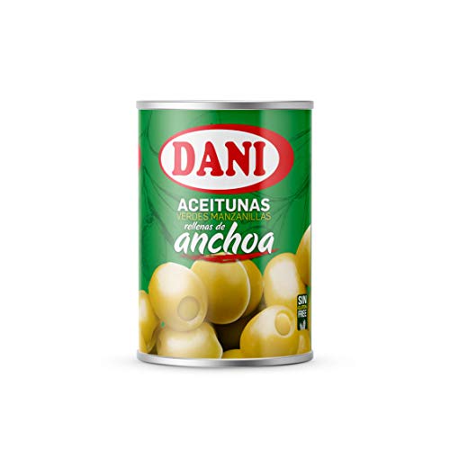 Dani - Aceitunas rellenas de anchoa - Pack 12 x 280 gr.