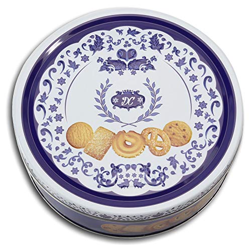 Danish Butter Cookies / Galletas Danesa Butter Galletas – Pastel en bonita lata azul – 454 g (1 x 454 g)