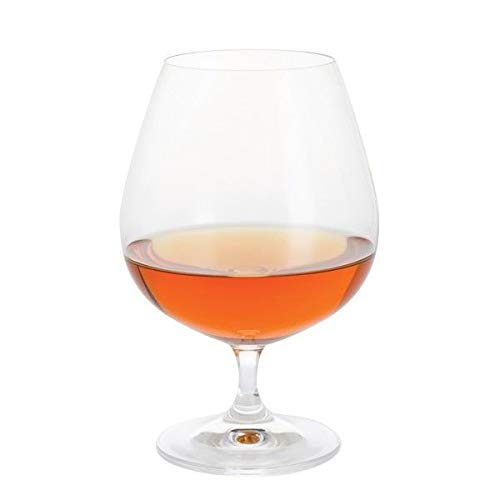 Dartington Crystal - Juego de vasos de café para bar (600 ml), diseño de coñac