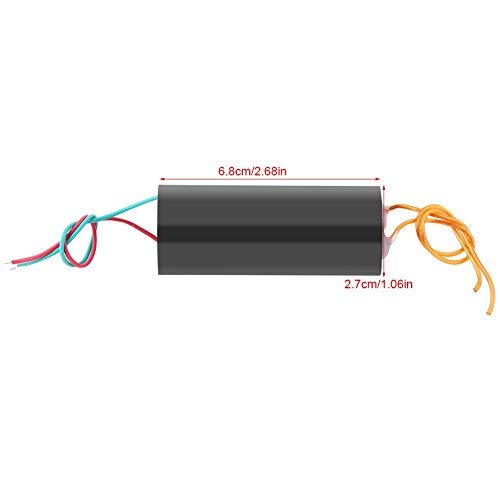 DC6-12V 1000KV Generador de Alto Voltaje,Transformador de Alto Voltaje Generador de Impulsos Arco Electrico para Generador de Iones Negativos,Instrumento Electrónico,Experimento Científico