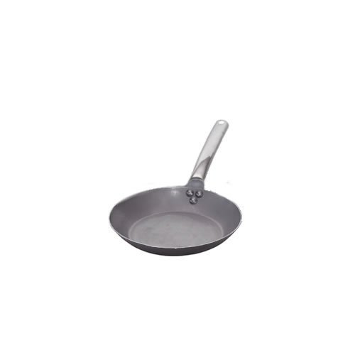 De Buyer 5130.32 Carbone Plus Round Frying Pan with Stainless Steel Cold Handle, 32 cm Diameter by De Buyer