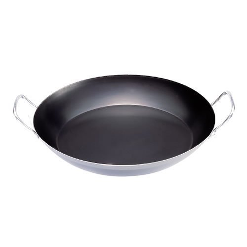 DE BUYER La Lyonnaise - Cacerola (Azul, Acero, Gas, Halógeno, Placa de Sellado, 34 cm, 420 mm, 50 mm)