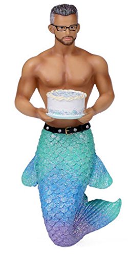 De diciembre de diamantes merman para tarta para carne pastel de celebración adorno de árbol de Navidad 5555032