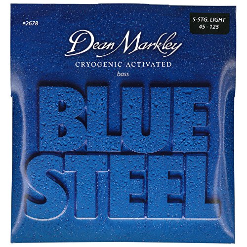 Dean Markley Blue Steel Bass LT 2678 - Juego de cuerdas para bajo de acero.045-.125