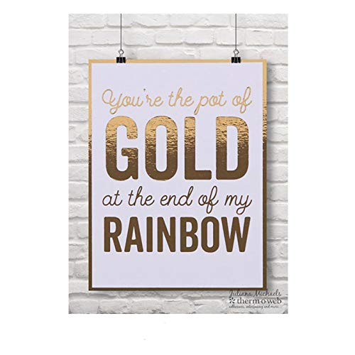 Deco Foil Transfer Sheet 6"X12" 20/Pkg-Gold