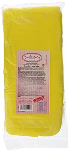 DeColorDulce Fondant Amarillo - 1000 gr