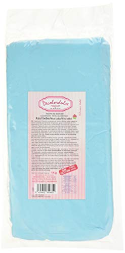 DeColorDulce Fondant Azul Bebé - 1000 gr