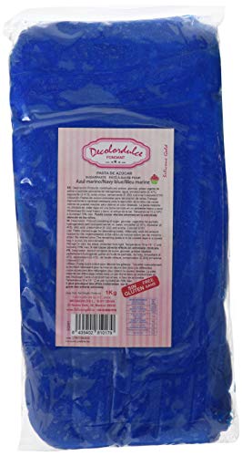 DeColorDulce Fondant Azul Marino - 1000 gr