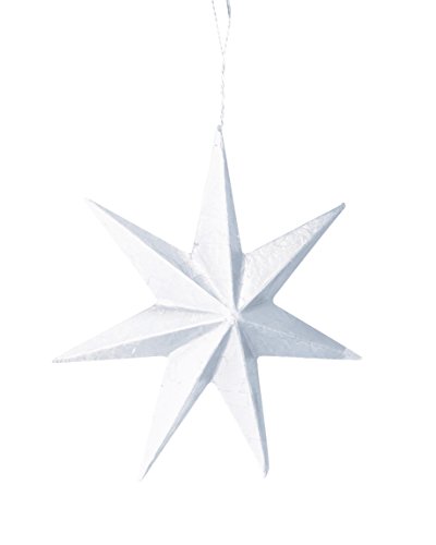 Decopatch - Estrella con Cordel para decoración, 20 cm, 2 Piezas, Color marrón