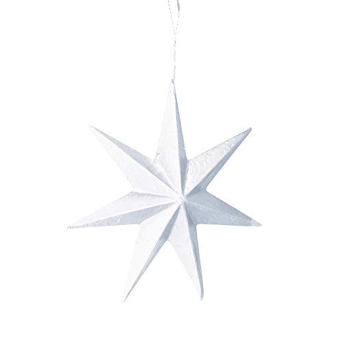 Decopatch - Estrella con Cordel para decoración, 20 cm, 2 Piezas, Color marrón