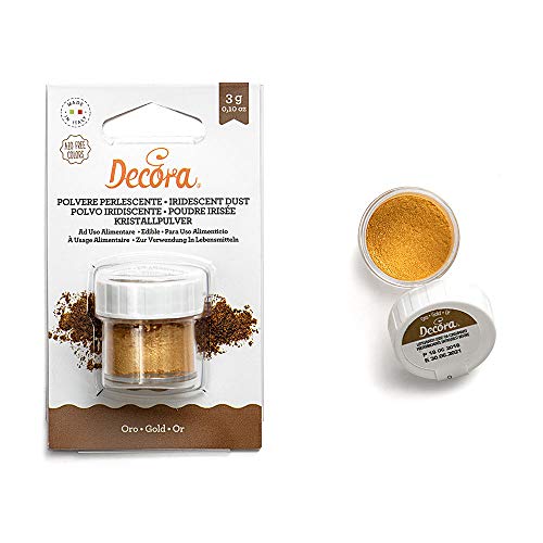 Decora Polvo Iridiscente Oro 50 g