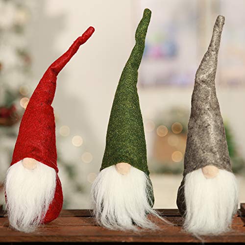 Decoración de Navidad Gnomo Muñecas de Papá Noel sentadas Muñecas de fiesta elfo Festival año cena hogar regalos con etiqueta engomada gratis