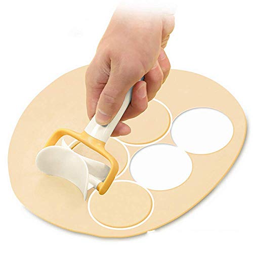 Deer Platz Molde Pasta Moldes Galletas, Cortadores Masa Enrollables, Máquina para Hacer Ravioles Bola Masa, Accesorio para Herramientas Prensa Pasta para Panadería Cocina