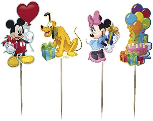 Dekoback 01 – 14 – 00731 Muffin Juego de Mickey Mouse, 48 Piezas