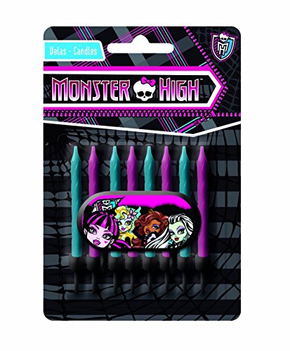 Dekoback 01-14-00736 - Velas para Tartas, diseño de Monster High