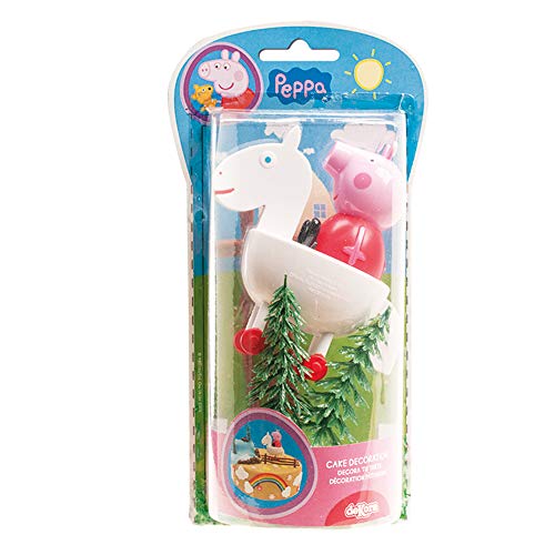 Dekora - Decoracion para Tartas con la Figura de Peppa Pig de PVC , color/modelo surtido