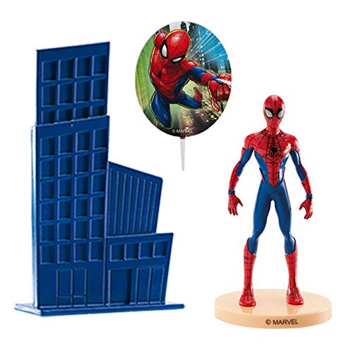 Dekora - Decoracion para Tartas con la Figura de Spiderman de PVC , color/modelo surtido