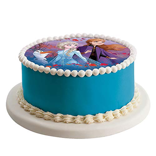 Dekora - Disney Frozen Decoracion Tartas de Cumpleaños, 20 cm, Multicolor, 114382