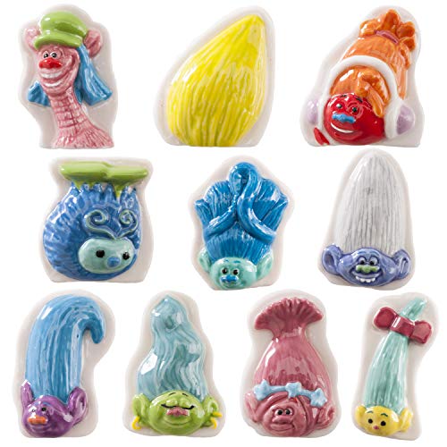 Dekora- Figuritas Decorativas de Porcelana de Trolls para Roscon, Decoración de Tartas u otros Postres (321224)