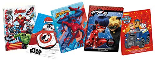 Dekora Miraculous: Las Aventuras de Ladybug y Cat Noir 2019 Chocolate con Leche Calendario de Adviento Exclusivo