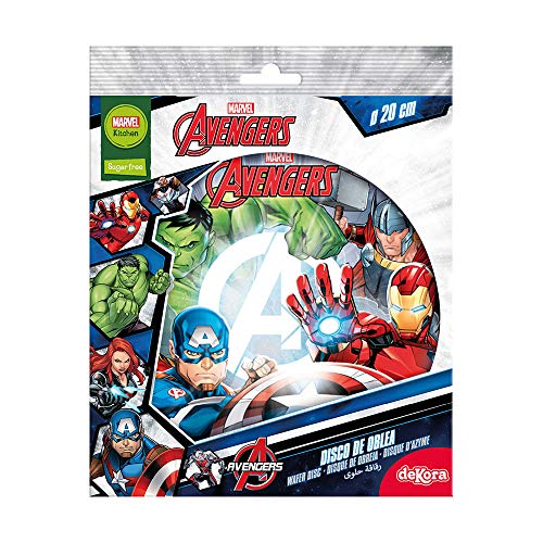 Dekora - The Avengers Decoracion Tartas de Cumpleaños, 20 cm, Multicolor, 114401