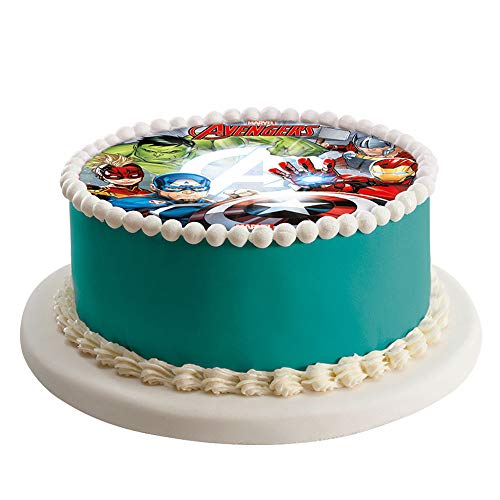 Dekora - The Avengers Decoracion Tartas de Cumpleaños, 20 cm, Multicolor, 114401