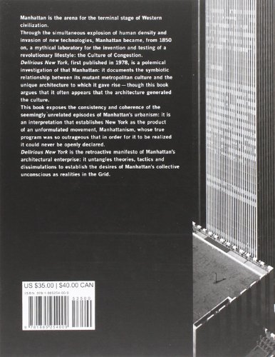 Delirious New York: A Retroactive Manifesto for Manhattan