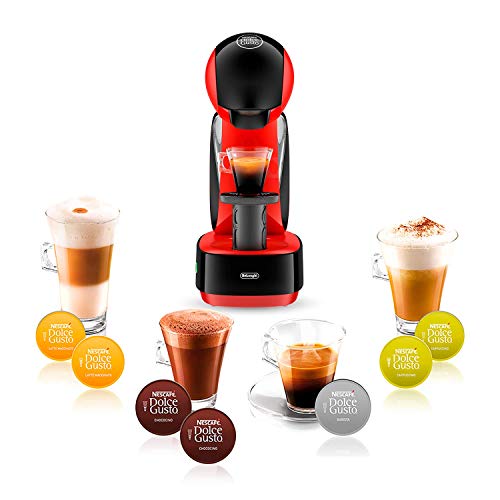 De'Longhi Dolce Gusto Infinissima EDG260.R - Cafetera de cápsulas, 15 bares de presión, color rojo