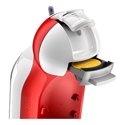 De'Longhi Dolce Gusto Mini Me EDG305.WR - Cafetera de cápsulas, 15 bares de presión, color blanco y rojo