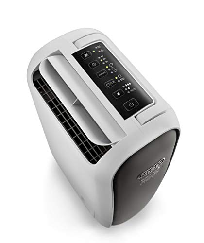 De'Longhi Tasciugo AriaDry Light DNS65 Deshumidificador Ionizador, Depósito 2.8 L, Capacidad de Extracción 6 L/d, Filtro Antipolvo, Función Secado de Ropa, Silencioso, Compacto, Blanco