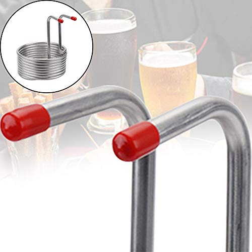 Dengofng - Enfriador de Mosto de Cerveza de Acero Inoxidable, 9,52 mm x 0,6 mm x 8,8 m, No nulo, Plateado, Tamaño Libre