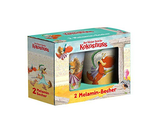 Der kleine Drache Kokosnuss - Melaminbecher Set: 2er Set