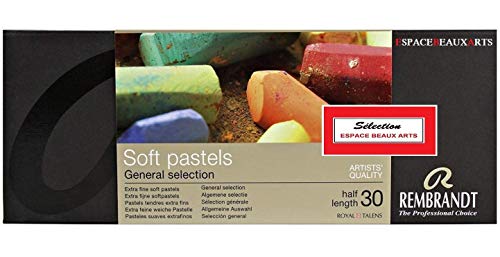 Desconocido Set de pinturas Rembrandt 30 de media barra, pasteles suaves (france import)