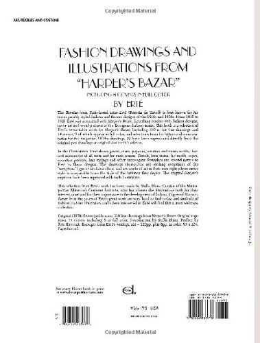 Designs by "Erte": Fashion Drawings and Illustrations from "Harper's Bazaar" (Dover Fine Art, History of Art)