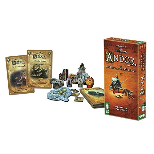 Devir-Las Leyendas de Andor: El Escudo de Las Estrellas Juego de Mesa +10 Años, Multicolor (BGANDESC)