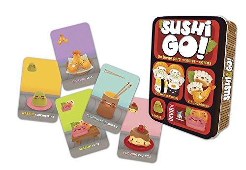 Devir- Sushi Go Juego de Mesa, Multicolor, Miscelanea (BGSUSHI)