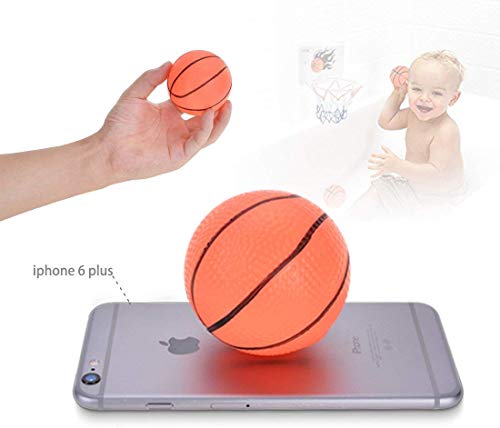 DEWEL Mini Canasta Baloncesto para niños Tablero de Pared de Baloncesto Juego de Oficina y casa,Canasta Baloncesto Infantil Incluyendo Inflador y Dos Pelotas