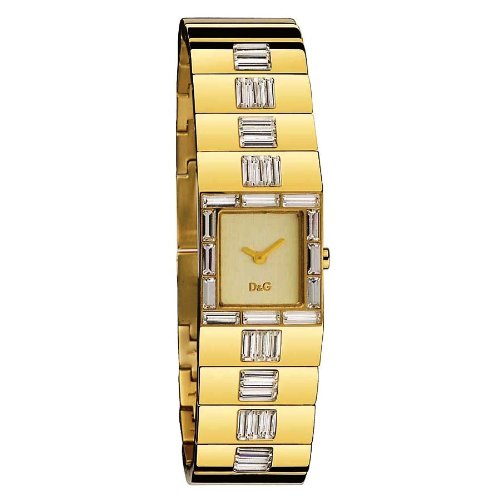 D&G Dolce&Gabbana D&G Rocket - Reloj analógico de mujer de cuarzo con correa dorada