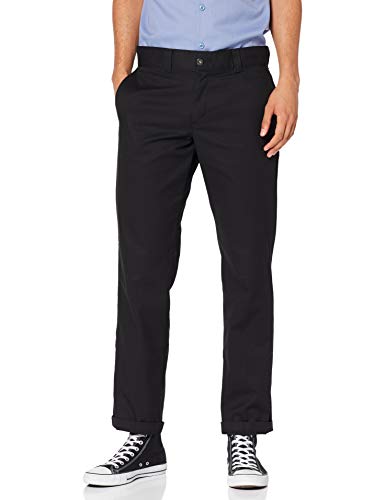 Dickies Industrial Work Pant, Pantalones para Hombre, Negro (Black), 31/32