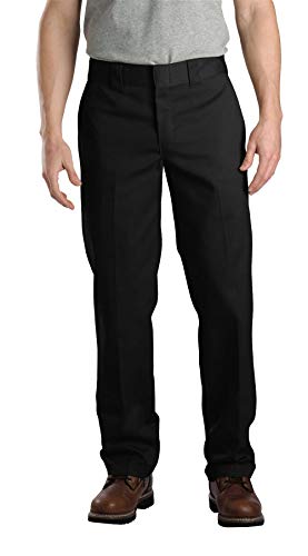 Dickies Slim Fit Straight - Pantalones para hombre, Negro (Black), W30/L32