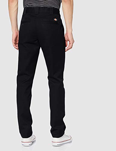 Dickies Slim Fit Work Pant Pantalones, Negro (Black BK), (Tamaño del Fabricante:30/32) para Hombre