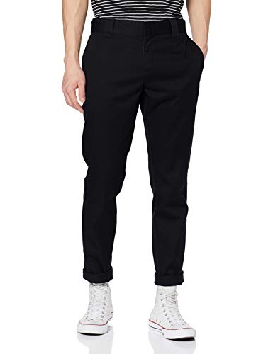 Dickies Slim Fit Work Pant Pantalones, Negro (Black BK), (Tamaño del Fabricante:30/32) para Hombre