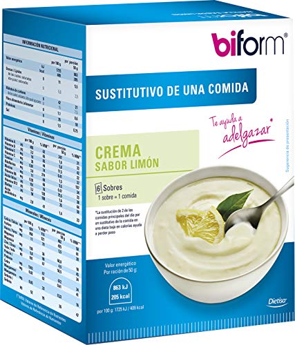 Dietisa - biform - Sustitutivos para Adelgazar - Crema limón 300 gr