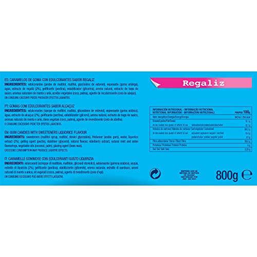 Dietorelle regaliz blando stevia 1x800 g