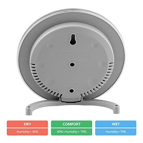 Digital Termómetro Higrómetro analogico termohigrómetro redondo interior