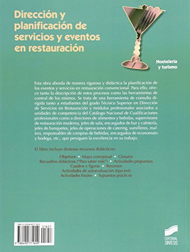 Dirección y planificación de servicios y eventos en restauración (Hostelería y Turismo)