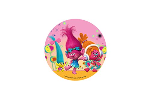 Disco con oblea Trolls para tartas 71051