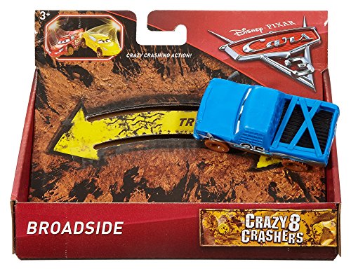 Disney Cars DYB08 Cars 3 Crazy 8 Crashers Broadside Vehicle , color/modelo surtido