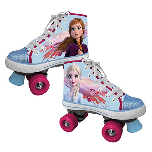 Disney Frozen II - Patines de Ruedas con Lentejuelas giratorias para niña, Multicolor, 33-34