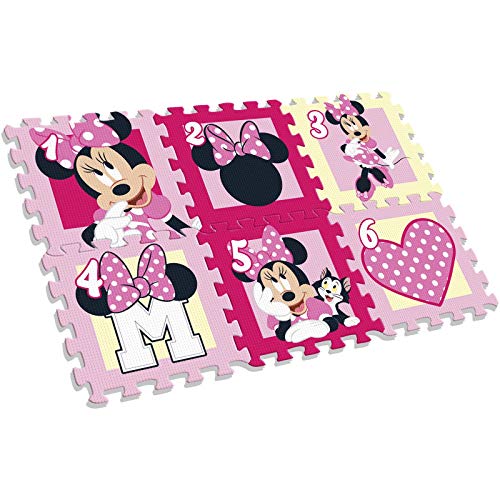 Disney Minnie - Alfombra Puzle Eva con 6 Piezas